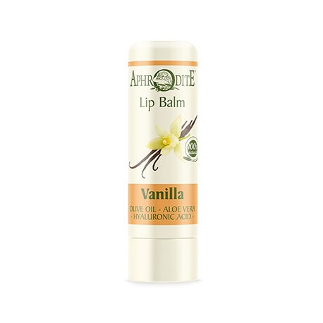 APHRODITE Lip balm άμεσης ενυδάτωσης βανίλια 4g 4g / 0.13 oz APHRODITE Lip balm άμεσης ενυδάτωσης βανίλια 4g 4g / 0.13 oz